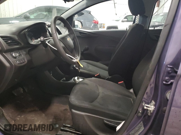 2017 Chevrolet Spark LS with VIN KL8CB6SA3HC713395, listed as a Copart auction lot 53712835 with 77,146 mi miles and Non Repairable. Bid and sale history available at carsss.com. Image 7.