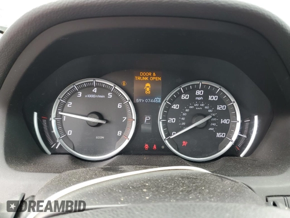 2016 Acura TLX with VIN 19UUB1F36GA008869, listed as a Copart auction lot 47811165 with 74,464 mi miles and Salvage Title. Bid and sale history available at carsss.com. Image 9.