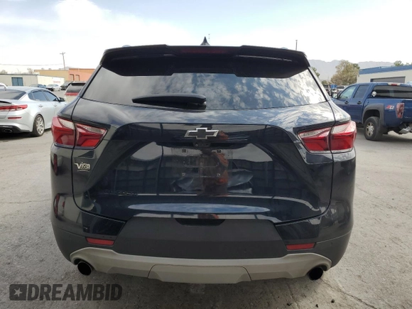 2021 Chevrolet Blazer LT with VIN 3GNKBDR40MS539126, listed as a Copart auction lot 76137134 with 87,550 mi miles and Salvage title. Bid and sale history available at DreamBid. Image 6.