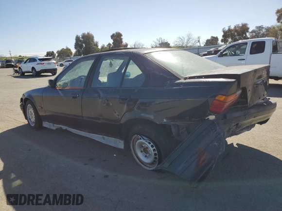 1995 BMW 3 Series 325i with VIN WBACB3320SFE20623, listed as a Copart auction lot 46693585 with 0 mi miles and Salvage Title. Bid and sale history available at carsss.com. Image 2.