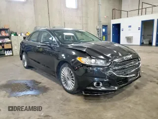 2013 Ford Fusion Titanium with VIN 3FA6P0K98DR281509, listed as a Copart auction lot 59550015 with 151,097 mi miles and Salvage title. Bid and sale history available at DreamBid. Image 14.