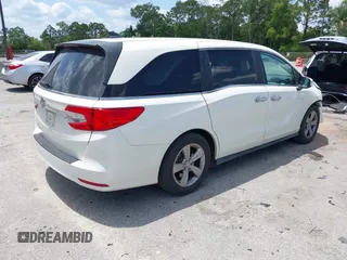 2018 Honda Odyssey EX-L z VIN 5FNRL6H76JB111027, wystawiony jako IAAI lot #42234196 z przebiegiem 88 855 mil mil oraz . Historia ofert i sprzedaży dostępna na DreamBid. Obrazek 4.