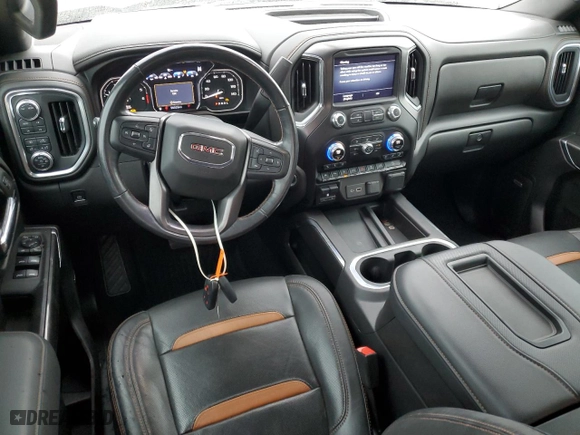 2020 GMC Sierra 1500 AT4 with VIN 3GTP9EEL9LG259297, listed as a Copart auction lot 48955795 with 50,025 mi miles and Salvage Title. Bid and sale history available at carsss.com. Image 8.
