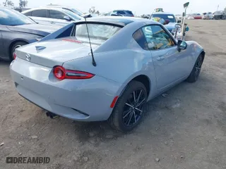 2024 Mazda MX-5 Miata RF Grand Touring with VIN JM1NDAM76R0602860, listed as a IAAI auction lot 41346197 with 1,891 mi miles. Bid and sale history available at carsss.com. Image 4.