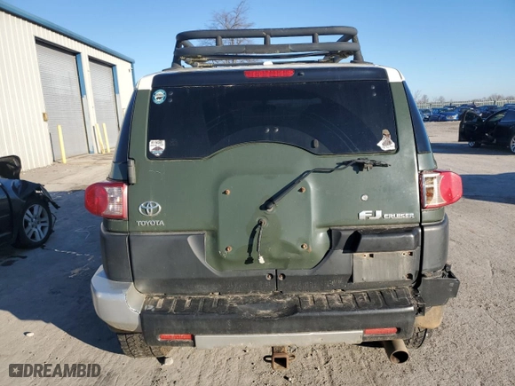 2011 Toyota FJ Cruiser with VIN JTEBU4BF2BK100609, listed as a Copart auction lot 88674455 with 0 mi miles and Salvage Title. Bid and sale history available at carsss.com. Image 6.