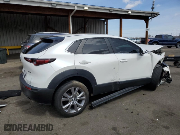 2021 Mazda CX-30 Select z VIN 3MVDMABL3MM239370, wystawiony jako Copart lot #49891555 z przebiegiem 43 217 mil mil oraz Szkoda całkowita • Salvage title. Historia ofert i sprzedaży dostępna na DreamBid. Obrazek 3.