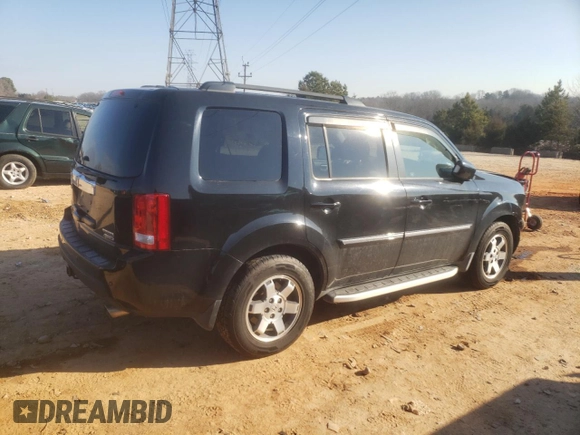 2010 Honda Pilot Touring with VIN 5FNYF4H80AB030671, listed as a Copart auction lot 41862355 with 198,388 mi miles and Salvage Title. Bid and sale history available at DreamBid. Image 3.