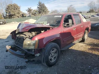 2007 Chevrolet Avalanche LT w/3LT with VIN 3GNEC12J47G140462, listed as a Copart auction lot 42102955 with 203,597 mi miles and Salvage Title. Bid and sale history available at carsss.com. Image 1.