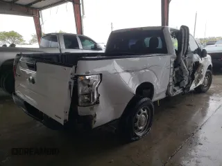 2015 Ford F-150 XL with VIN 1FTEX1C85FKF13167, listed as a Copart auction lot 34733242 with 132,096 mi miles and Salvage Title. Bid and sale history available at carsss.com. Image 4.