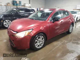 2018 Toyota Yaris iA with VIN 3MYDLBYVXJY316616, listed as a Copart auction lot 43065165 with 68,595 mi miles and Salvage Title. Bid and sale history available at carsss.com. Image 1.