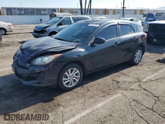 2012 Mazda 3 i Touring with VIN JM1BL1L86C1559073, listed as a Copart auction lot 65226515 with 139,665 mi miles and Salvage title. Bid and sale history available at DreamBid. Image 1.