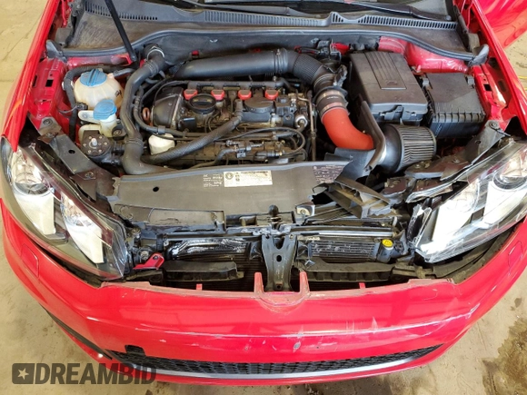 2010 Volkswagen Golf GTI z VIN WVWEV7AJ3AW392395, wystawiony jako Copart lot #50179475 z przebiegiem 124 420 mil mil oraz Szkoda całkowita • Salvage title. Historia ofert i sprzedaży dostępna na DreamBid. Obrazek 11.
