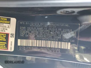 2023 Toyota Camry SE z VIN 4T1T11BK0PU104839, wystawiony jako Copart lot #57154545 z przebiegiem 30 982 mil mil oraz Szkoda całkowita • Salvage title. Historia ofert i sprzedaży dostępna na DreamBid. Obrazek 12.