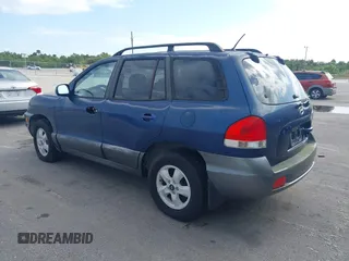 2006 Hyundai Santa Fe GLS with VIN KM8SC13D76U090698, listed as a IAAI auction lot 42005394 with 1 mi miles. Bid and sale history available at carsss.com. Image 3.