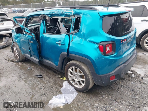 2020 Jeep Renegade Altitude with VIN ZACNJABB0LPL78967, listed as a IAAI auction lot 41423967 with 67,090 mi miles and . Bid and sale history available at DreamBid. Image 3.