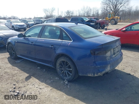 2014 Audi A4 Premium Plus with VIN WAUFFAFL4EN012238, listed as a IAAI auction lot 41775539 with 161,349 mi miles. Bid and sale history available at carsss.com. Image 3.