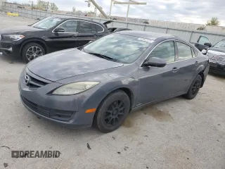 2009 Mazda 6 i Sport with VIN 1YVHP81A595M24322, listed as a Copart auction lot 52803125 with 201,872 mi miles and Salvage title. Bid and sale history available at DreamBid. Image 1.