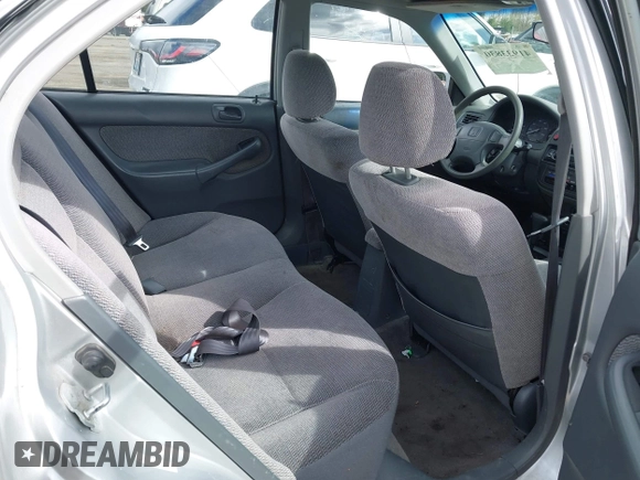 1998 Honda Civic EX with VIN 2HGEJ864XWH627385, listed as a IAAI auction lot 41933830 with 190,900 mi miles. Bid and sale history available at carsss.com. Image 8.