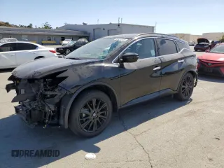 2022 Nissan Murano SV z VIN 5N1AZ2BJ4NC127766, wystawiony jako Copart lot #58331915 z przebiegiem 24 638 mil mil oraz Szkoda całkowita • Salvage title. Historia ofert i sprzedaży dostępna na DreamBid. Obrazek 1.