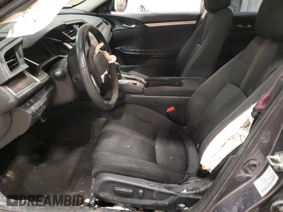 2019 Honda Civic Sedan EX with VIN 19XFC1F34KE016558, listed as a Copart auction lot 46137825 with 0 mi miles and Salvage Title. Bid and sale history available at carsss.com. Image 7.