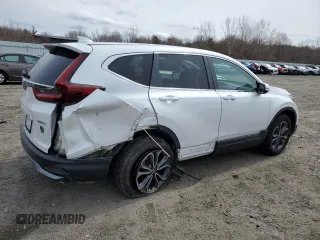 2020 Honda CR-V EX with VIN 2HKRW2H59LH677234, listed as a Copart auction lot 50617935 with 61,447 mi miles and Salvage Title. Bid and sale history available at carsss.com. Image 3.