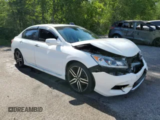 2016 Honda Accord Sport with VIN 1HGCR2F59GA800898, listed as a Copart auction lot 61784645 with 193,001 mi miles and Salvage title. Bid and sale history available at DreamBid. Image 4.
