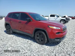 2016 Jeep Cherokee Sport with VIN 1C4PJLAB3GW284244, listed as a Copart auction lot 54418995 with 121,095 mi miles and Salvage Title. Bid and sale history available at DreamBid. Image 4.