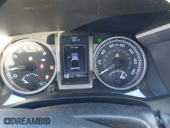 2018 Toyota Tacoma SR with VIN 5TFCZ5AN7JX154112, listed as a IAAI auction lot 41394058 with 158,045 mi miles. Bid and sale history available at carsss.com. Image 7.