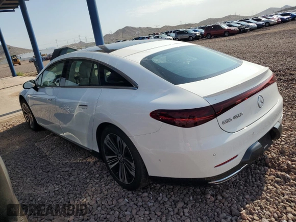 2023 Mercedes-Benz EQS with VIN W1KCG2DB9PA025408, listed as a Copart auction lot 64037544 with 12,134 mi miles and Salvage Title. Bid and sale history available at carsss.com. Image 2.