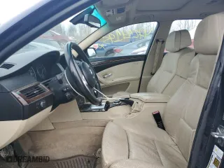 2008 BMW 5 Series 535xi with VIN WBANV93538CZ64120, listed as a Copart auction lot 47214195 with 204,719 mi miles and Clean Title. Bid and sale history available at carsss.com. Image 7.