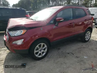 2019 Ford EcoSport SE with VIN MAJ6S3GL0KC259861, listed as a Copart auction lot 48297325 with 21,609 mi miles and Salvage Title. Bid and sale history available at carsss.com. Image 1.