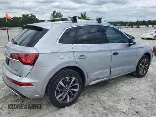 2021 Audi Q5 Premium with VIN WA1AAAFY8M2092144, listed as a Copart auction lot 59856715 with 65,098 mi miles and Salvage title. Bid and sale history available at DreamBid. Image 3.