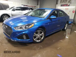 2019 Hyundai Sonata SEL with VIN 5NPE34AF1KH736328, listed as a Copart auction lot 50025505 with 146,539 mi miles and Salvage Title. Bid and sale history available at DreamBid. Image 1.