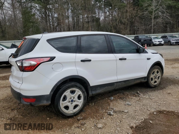 2018 Ford Escape S with VIN 1FMCU0F78JUB24433, listed as a Copart auction lot 48077905 with Not Provided miles and Salvage Title. Bid and sale history available at carsss.com. Image 3.