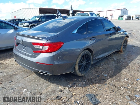 2019 Honda Accord Sedan Sport 1.5T with VIN 1HGCV1F37KA148067, listed as a IAAI auction lot 41724588 with 91,659 mi miles. Bid and sale history available at carsss.com. Image 4.