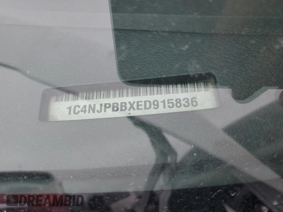 2014 Jeep Patriot Sport z VIN 1C4NJPBBXED915836, wystawiony jako Copart lot #55283925 z przebiegiem 75 951 mil mil oraz Szkoda całkowita • Salvage title. Historia ofert i sprzedaży dostępna na DreamBid. Obrazek 12.