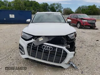 2021 Audi Q5 with VIN WA1AABFYXM2050645, listed as a Copart auction lot 53162383 with 23,012 mi miles and . Bid and sale history available at DreamBid. Image 5.