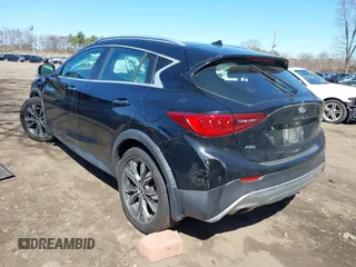 2018 Infiniti QX30 Premium with VIN SJKCH5CR7JA052747, listed as a IAAI auction lot 41993713 with 102,107 mi miles and . Bid and sale history available at DreamBid. Image 3.