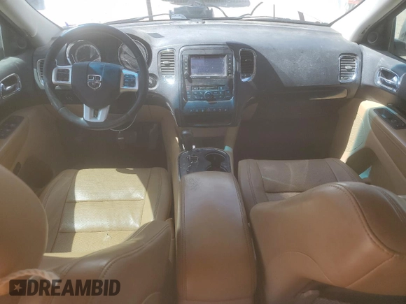 2012 Dodge Durango Citadel with VIN 1C4SDHET5CC361242, listed as a Copart auction lot 49606435 with 118,435 mi miles and Salvage title. Bid and sale history available at DreamBid. Image 8.