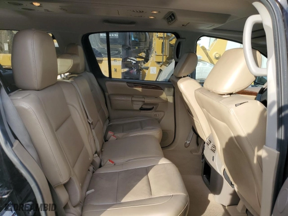 2012 Nissan Armada Platinum with VIN 5N1AA0NC1CN614871, listed as a Copart auction lot 41419665 with 129,321 mi miles and Salvage Title. Bid and sale history available at carsss.com. Image 11.