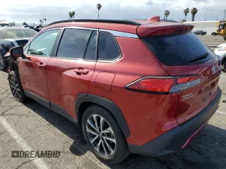 2023 Toyota Corolla Cross XLE with VIN 7MUDAABG5PV054275, listed as a Copart auction lot 54573835 with 42,003 mi miles and Salvage title. Bid and sale history available at DreamBid. Image 2.