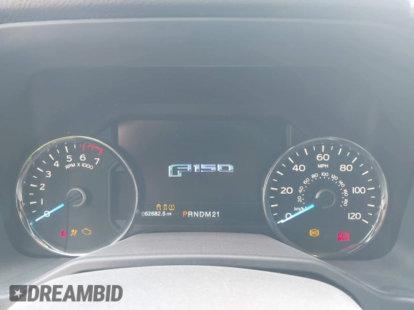 2015 Ford F-150 XLT with VIN 1FTEW1EG9FFA10161, listed as a IAAI auction lot 41620653 with 62,682 mi miles. Bid and sale history available at carsss.com. Image 7.