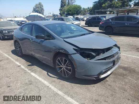 2024 Toyota Prius LE with VIN JTDACAAU2R3017834, listed as a Copart auction lot 64457785 with 22,465 mi miles and Salvage title. Bid and sale history available at DreamBid. Image 4.