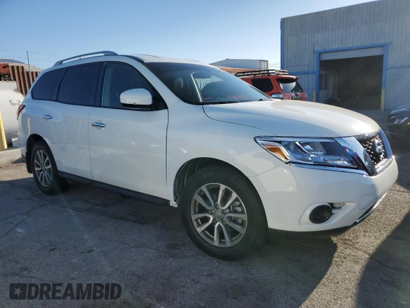 2016 Nissan Pathfinder S with VIN 5N1AR2MN5GC665783, listed as a Copart auction lot 49469725 with 99,647 mi miles and Salvage title. Bid and sale history available at DreamBid. Image 4.