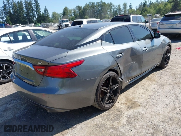 2017 Nissan Maxima SV with VIN 1N4AA6AP9HC442677, listed as a IAAI auction lot 42756818 with 91,287 mi miles and . Bid and sale history available at DreamBid. Image 4.