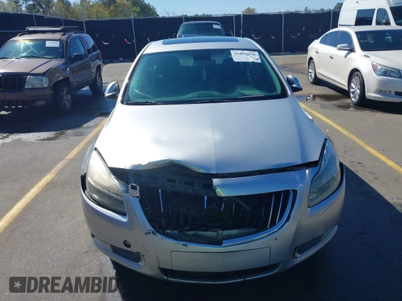 2011 Buick Regal CXL RL2 with VIN W04GP5ECXB1027563, listed as a IAAI auction lot 41890958 with 221,426 mi miles. Bid and sale history available at carsss.com. Image 12.