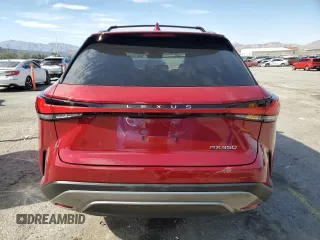 2024 Lexus RX 350 z VIN JTJCHMAA7R2020670, wystawiony jako Copart lot #54567235 z przebiegiem 3 510 mil mil oraz Szkoda całkowita • Salvage title. Historia ofert i sprzedaży dostępna na DreamBid. Obrazek 6.