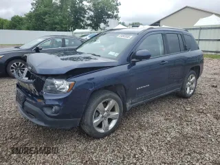 2017 Jeep Compass Latitude with VIN 1C4NJDEB4HD107965, listed as a Copart auction lot 63093935 with 106,217 mi miles and Salvage title. Bid and sale history available at DreamBid. Image 1.