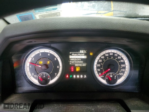 2018 Ram 1500 Express with VIN 1C6RR7FG6JS152176, listed as a Copart auction lot 80736614 with 66,008 mi miles and Non Repairable. Bid and sale history available at carsss.com. Image 9.
