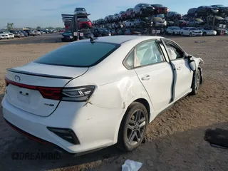 2020 Kia Forte GT-Line with VIN 3KPF34AD8LE251922, listed as a IAAI auction lot 41885015 with 56,505 mi miles. Bid and sale history available at carsss.com. Image 4.
